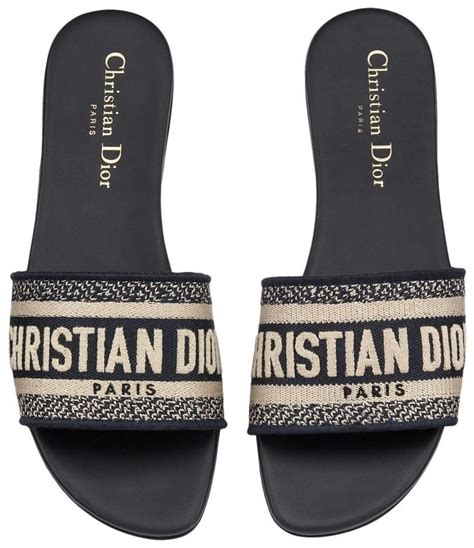 cristian dior mules|christian dior flat slides.